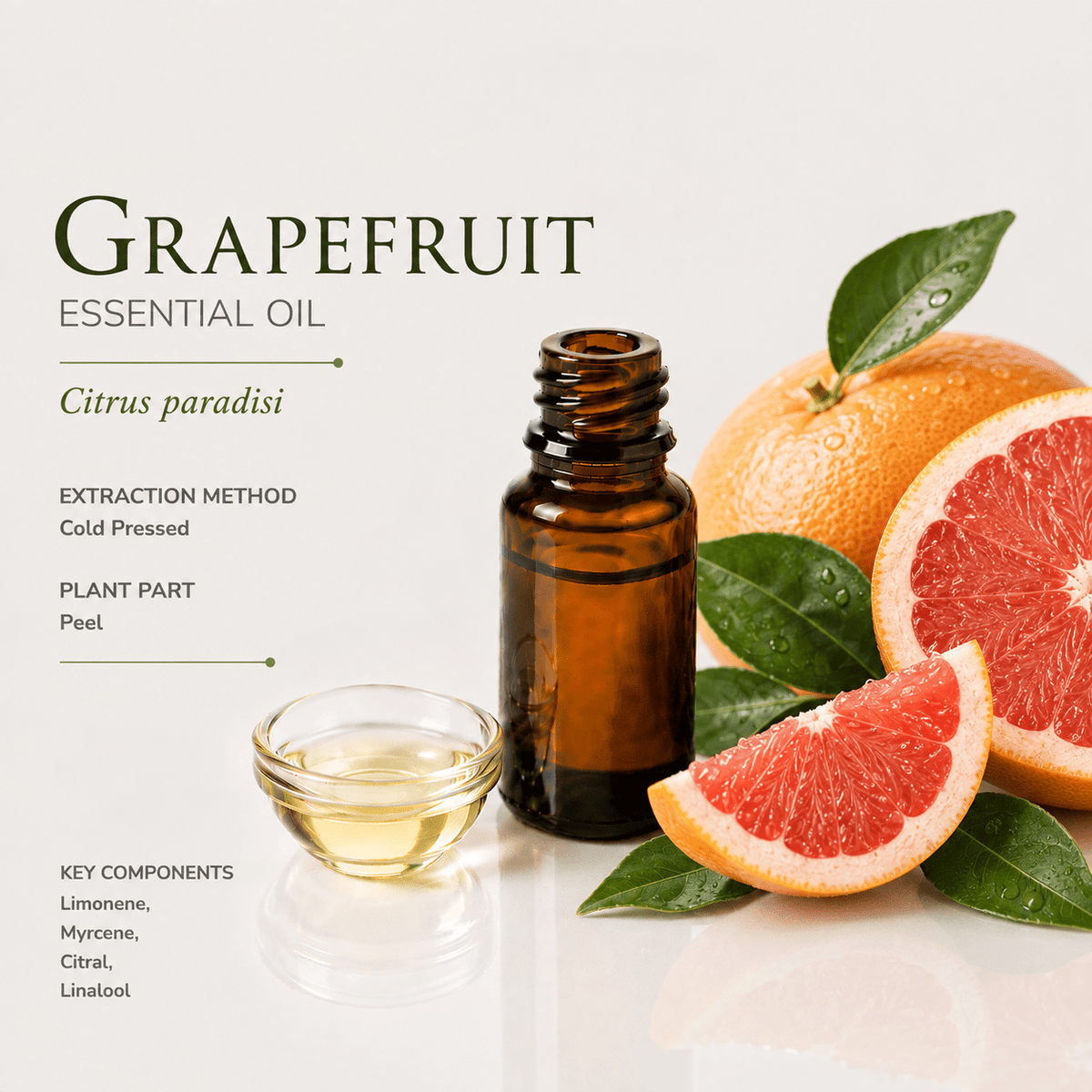 Αιθέριο έλαιο Γκρέιπφρουτ (Grapefruit), φαρμακευτικής & καλλυντικής χρήσης - Avgerinos Pharmacy