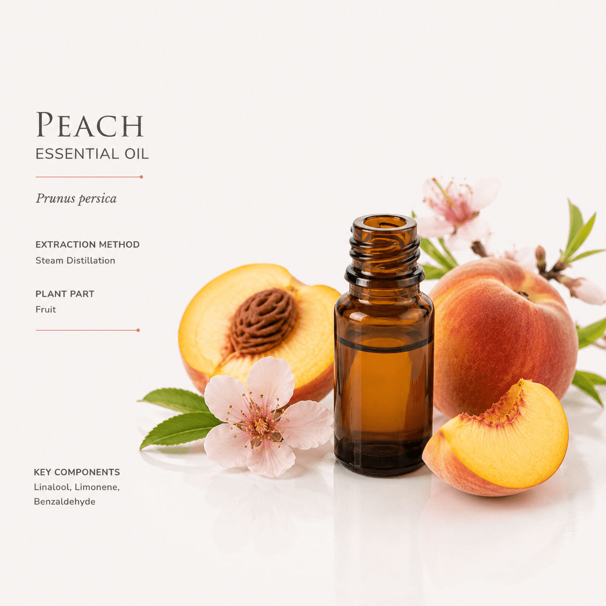 Αιθέριο έλαιο Ροδάκινο (Peach), φαρμακευτικής & καλλυντικής χρήσης - Avgerinos Pharmacy