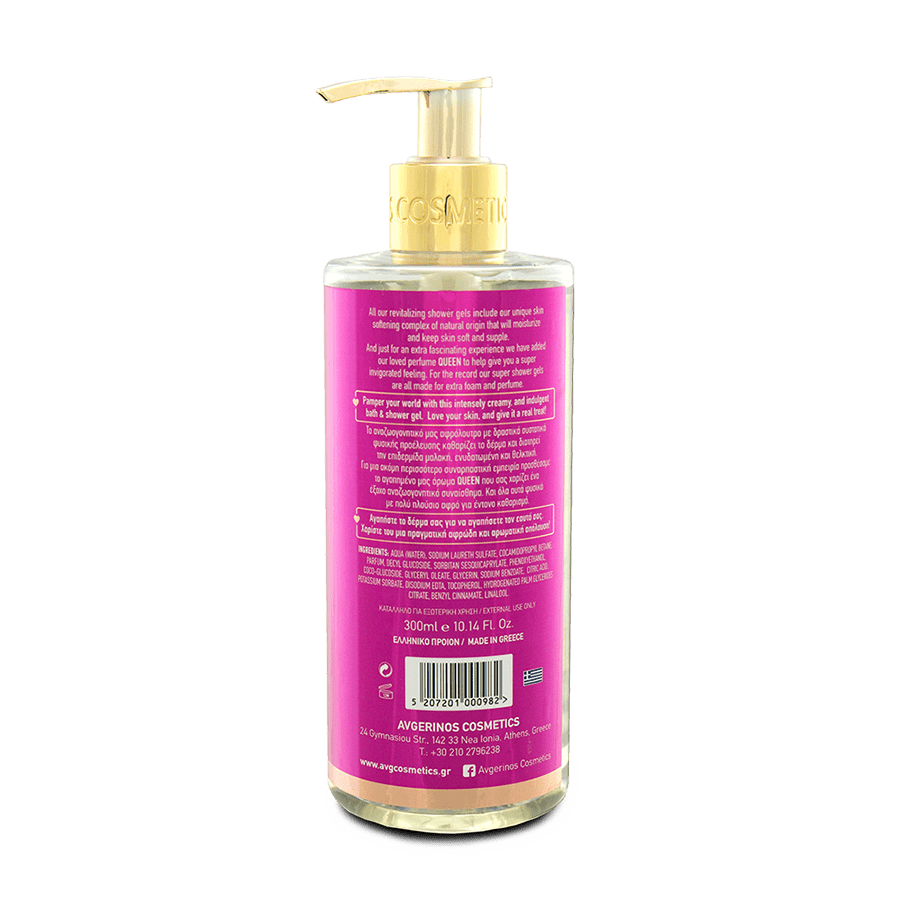 Queen Αφρόλουτρο / Shower Gel 300ml - Avgerinos Pharmacy